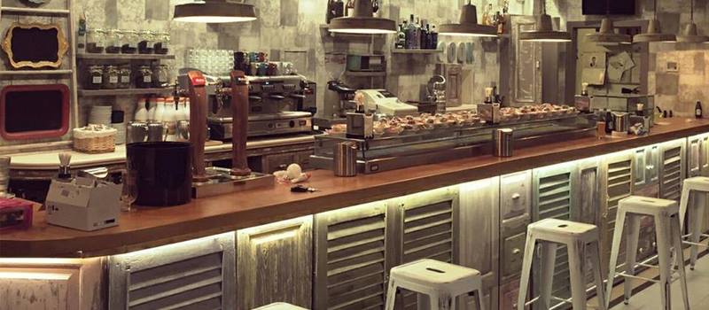 Barra del Café Bar Goya